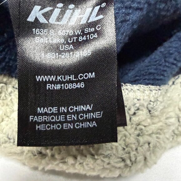 KÜHL Alaska 1/4-Zip Women’s Small Blue Soft Knit Pullover EUC - Picture 7 of 12